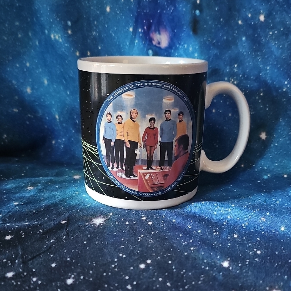 Hamilton Star Trek Black and White Mug